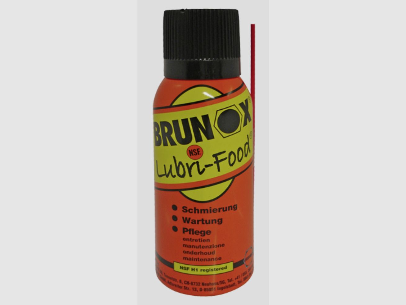 Brunox Lubri-Food 120ml specifically for knives and machines for meat processing