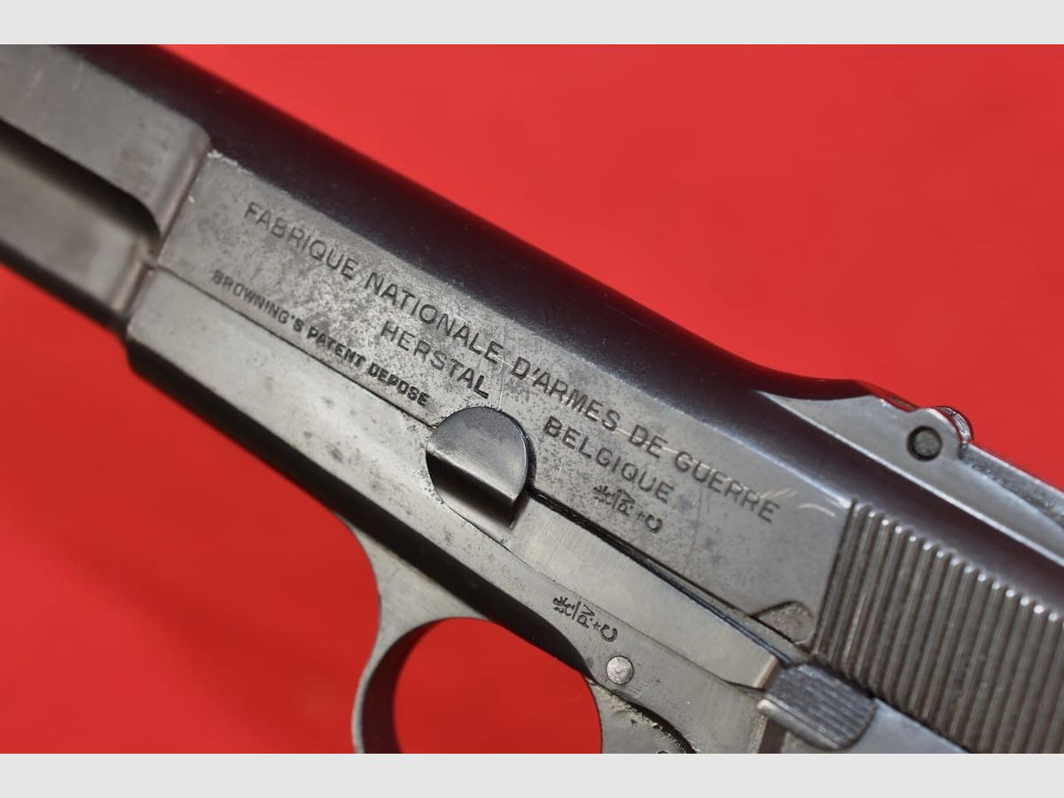 #6299 PISTOLET FN BROWNING HIGH POWER, WOJNA ZIMOWA, Kal. 9x19, zdjęcie 20 z 21