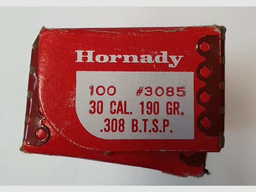 Hornady Hornady InterLock .30 Cal 190 Grs. - .308 BTSP