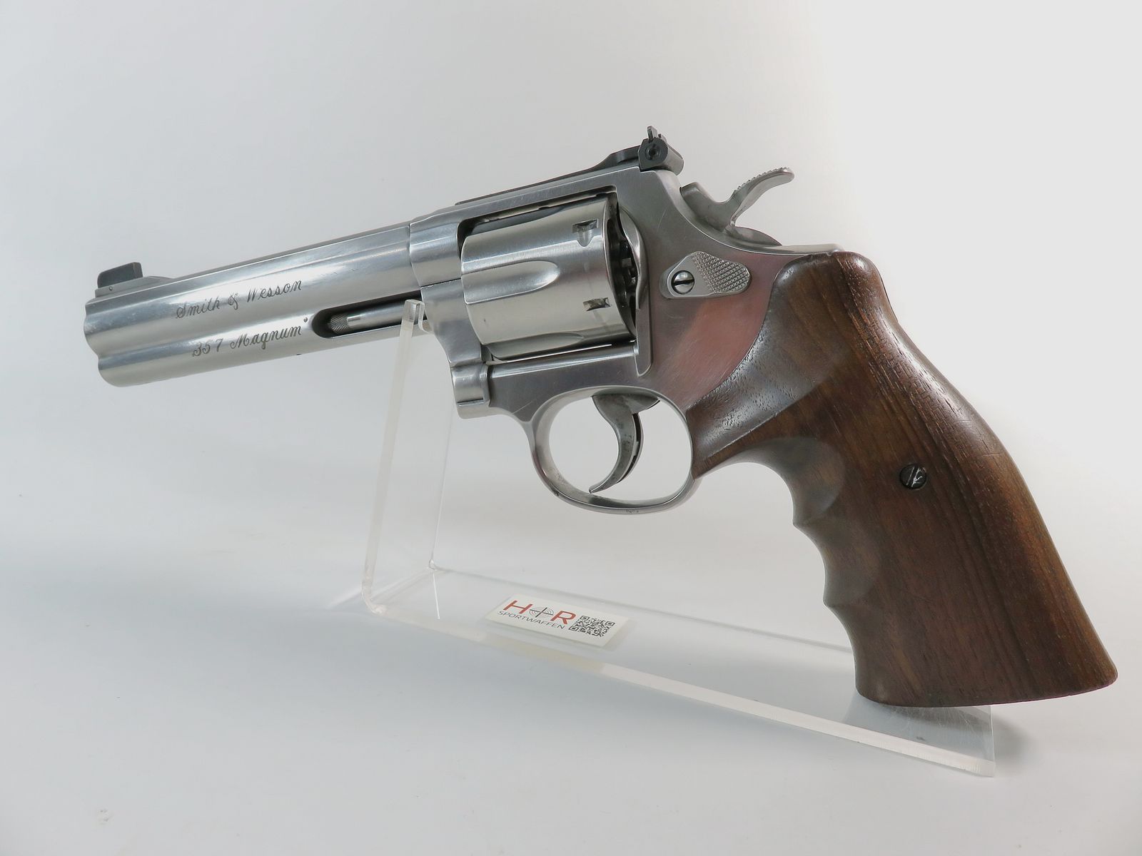 Revolver Smith & Wesson Mod 686-5 Target Champion DL | .357 Mag. | 6 Zoll | Nill-Griff | Gepflegter Zustand