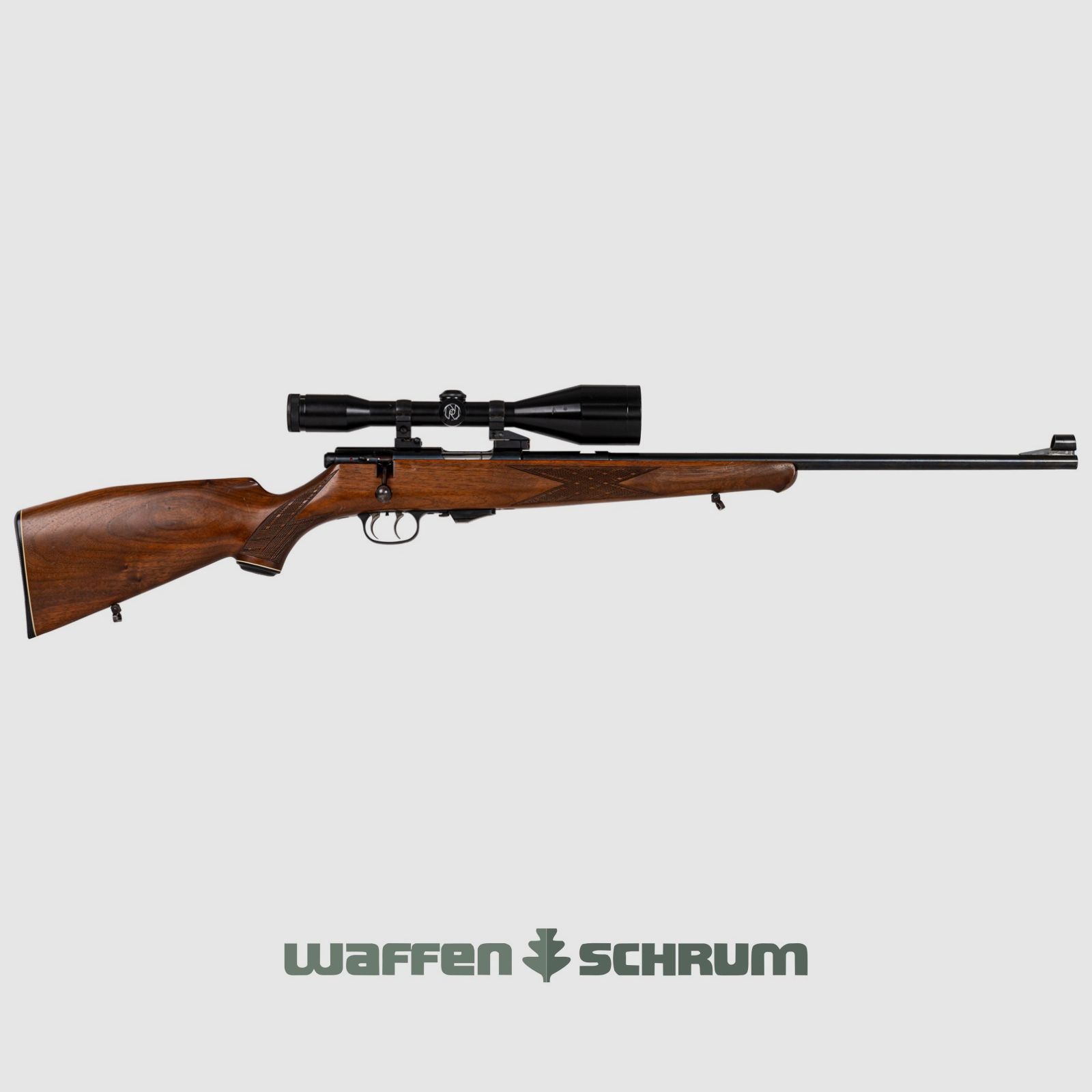 Weihrauch HW 60 J .22Hornet , ZF Zeiss Diatal-ZA 8X56 Abs. 1, EAW-Schwenkmontage , LL: 58cm, Stecher