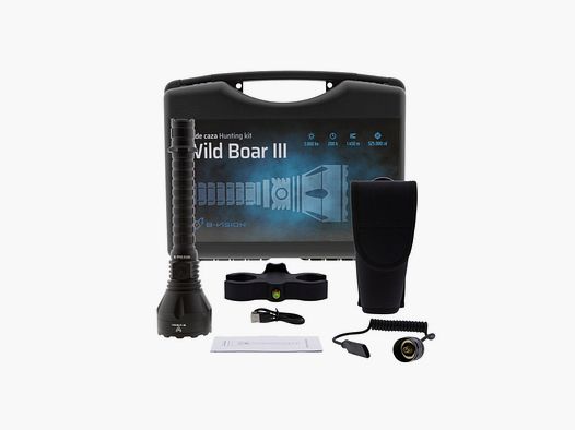Zestaw latarki B-Vision WILD BOAR III
