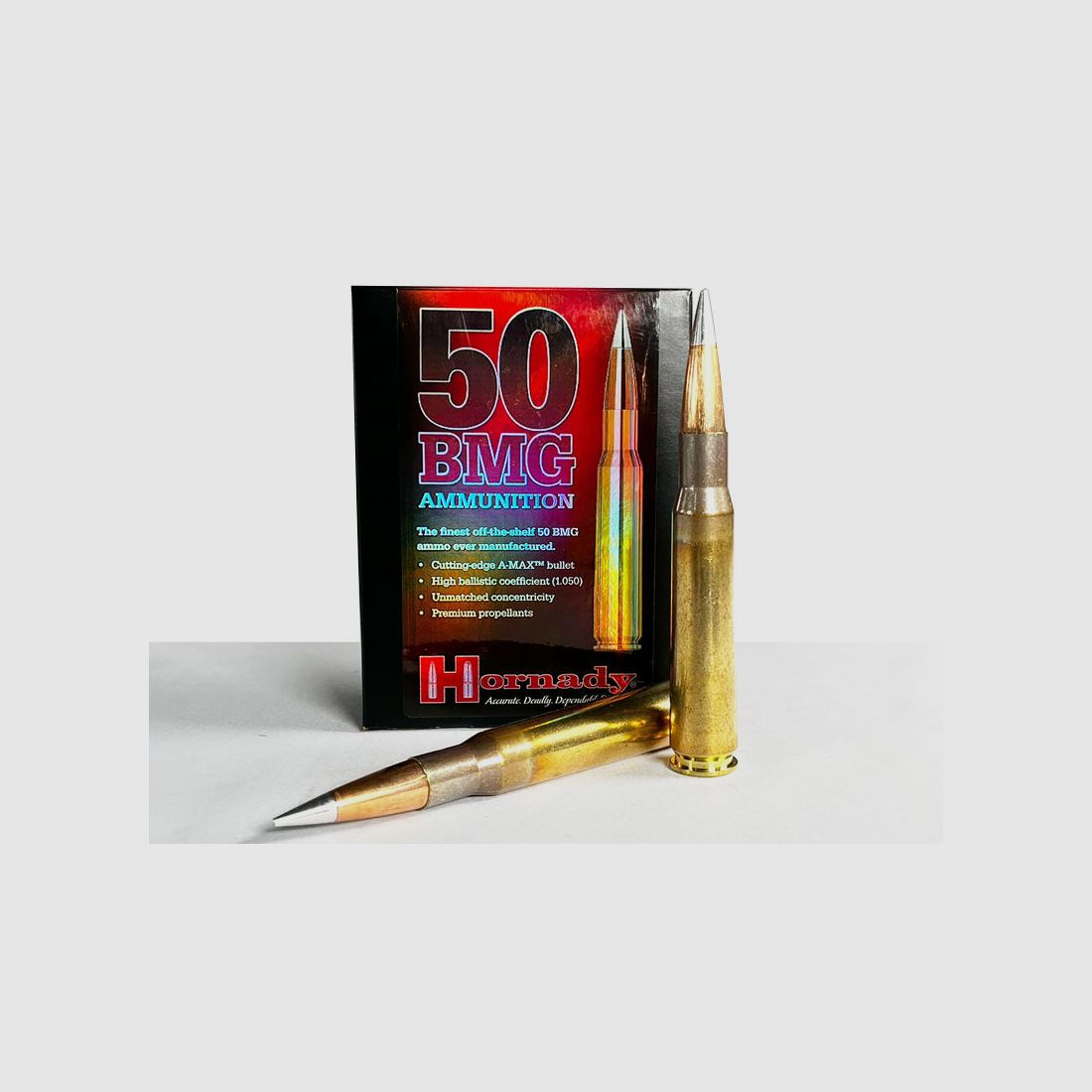 Hornady .50 BMG A-Tip Match 750 gr 1 paquete (10 disparos a 13,90 €*)