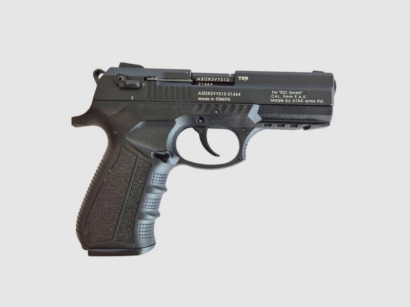 Zoraki 2918 Kal. 9 mm P.A.K. schwarz + Zusatzmagazin und Schnellader