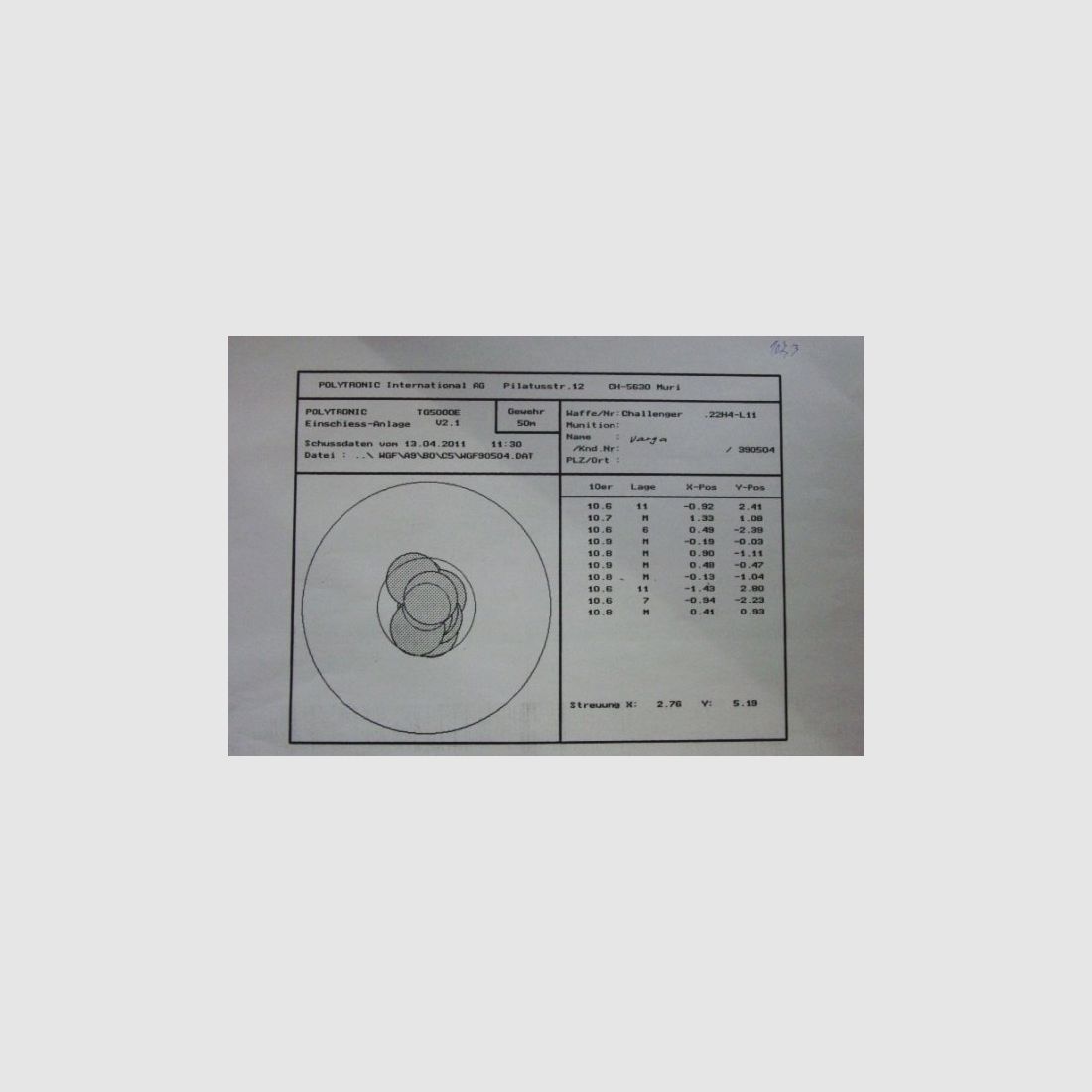 BLEIKER System .22LR CHALLENGER II LADY, image 2 of 2