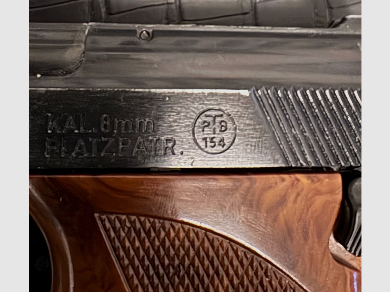 Seltene Röhm RG 8 im Kaliber 8 mm Knall/ PTB 154 mit OVP!