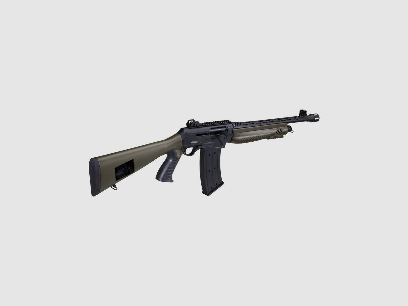 Mercury sport Pro Tuning Raider con culata verde y cargador de 7 disparos escopeta semiautomática