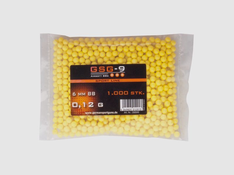 German-Sport-Guns GSG-9 BBs Sport Line 0,12g 1000 pz. Accessori Airsoft