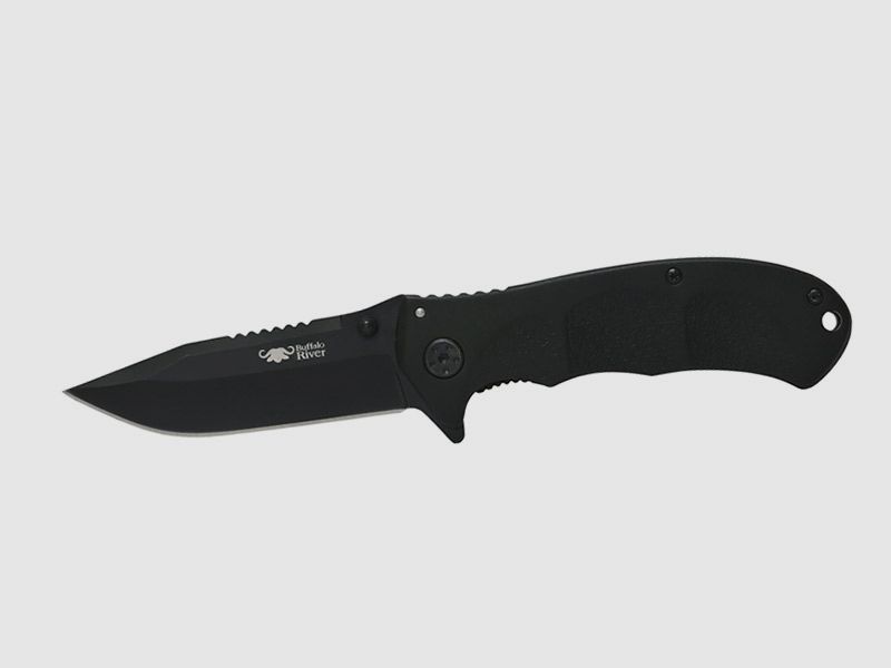 Einhandmesser Buffalo River Alfa Urban Stahl KlingenlĂ¤nge 8,3 cm (P18)