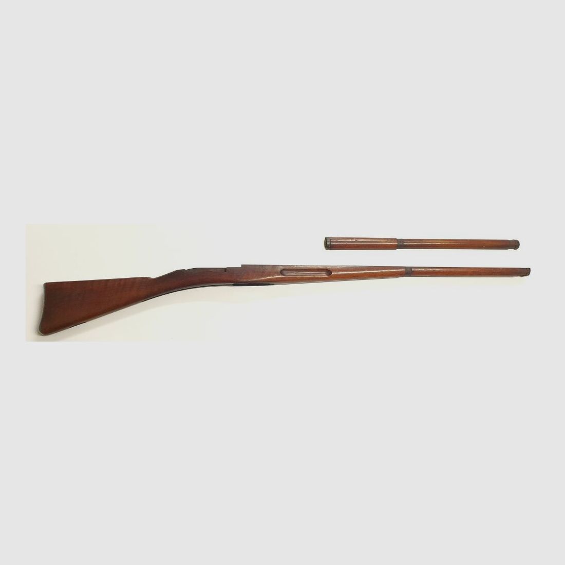 Schaft für Schweizer Infanteriegewehr / IG 1889 mit Oberholz und Beschlagteilen