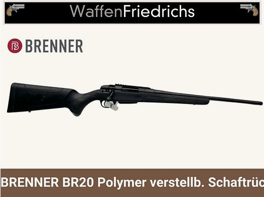 BRENNER BR20 Polymer verstellb. Schaftrücken - Waffen Friedrichs