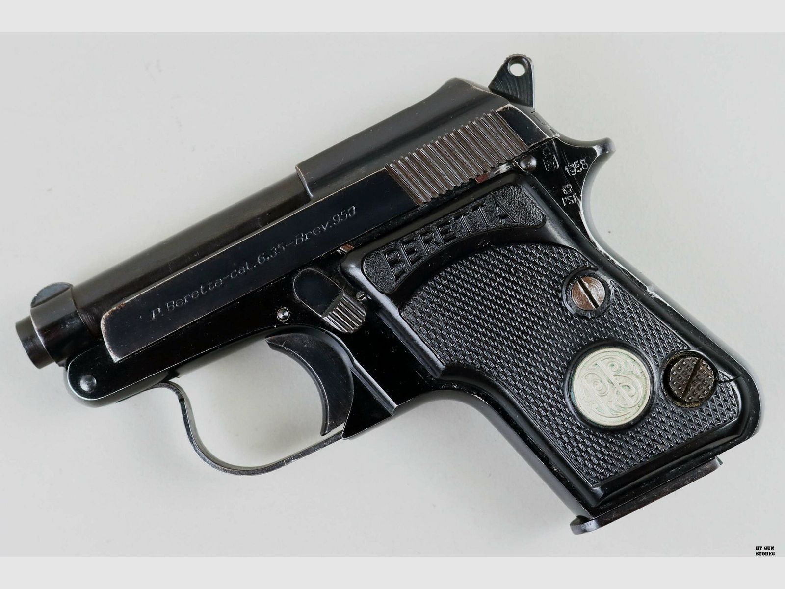 Pistole Beretta mod. Brev. 950 Kal. 6,35 mm Matr. B84312, Bild 2 von 7