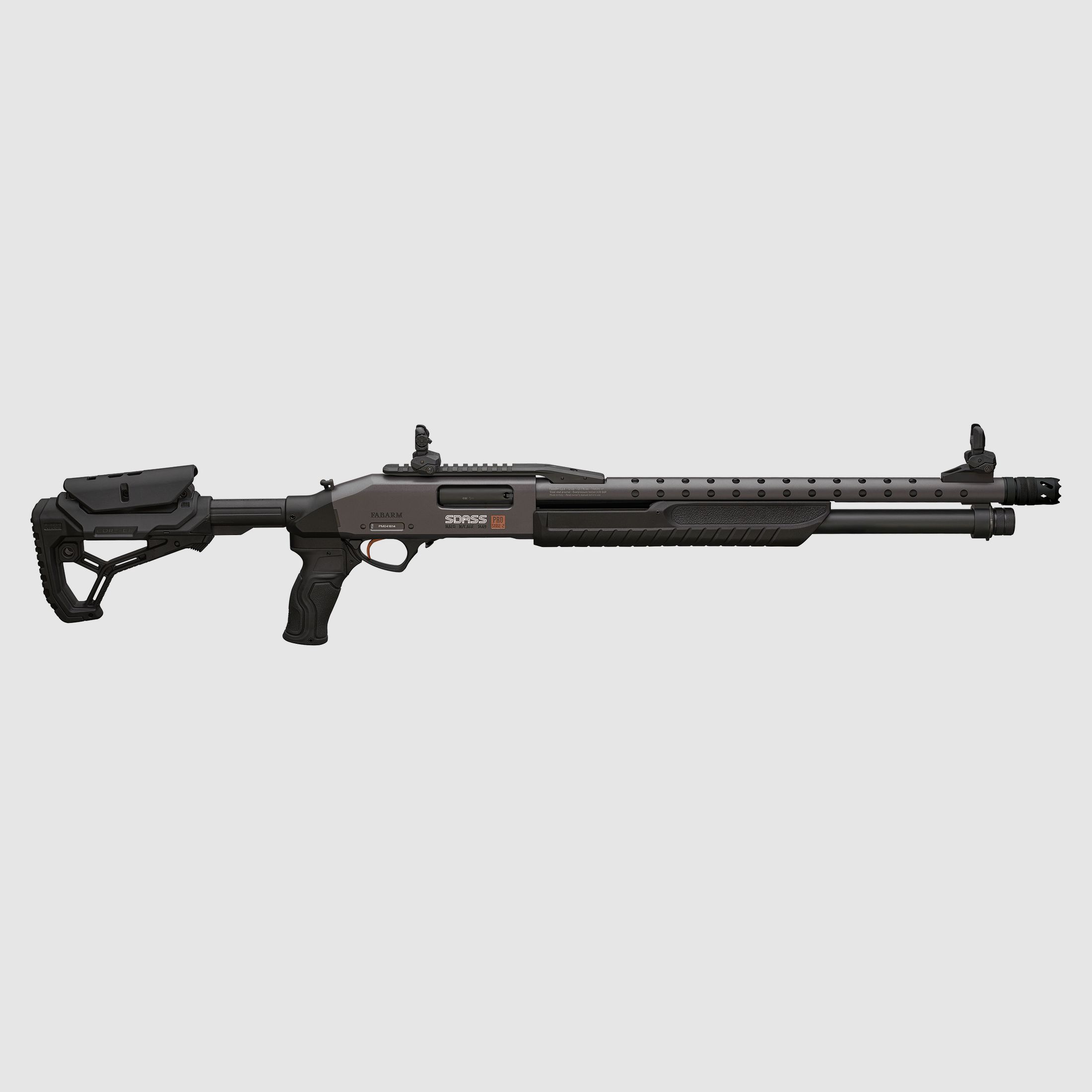 Fabarm SDASS Pro Telescopic Stage 2, Kaliber 12/76 || Vorderschaftrepetierflinte