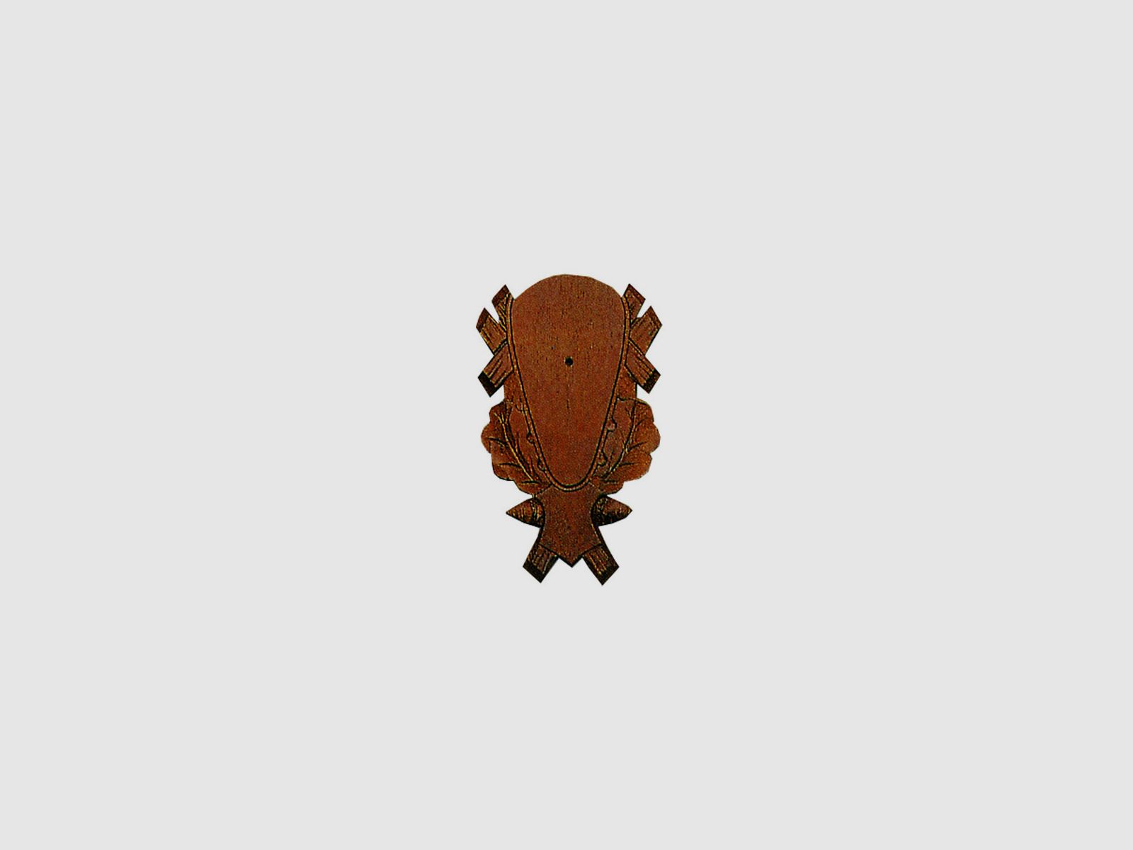 Geweihbrett für Rot- u. Damhirsch, 41x26 cm