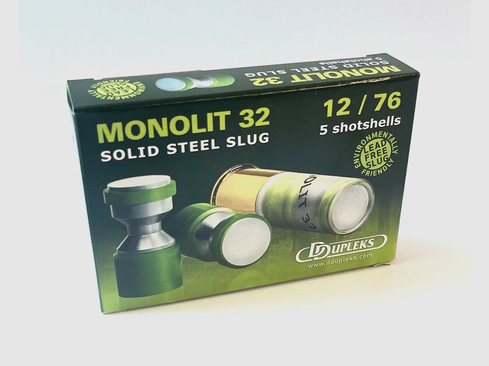 DDupleks 01-01224 Monolit 32 12/76 32g Flintenlaufgeschoss