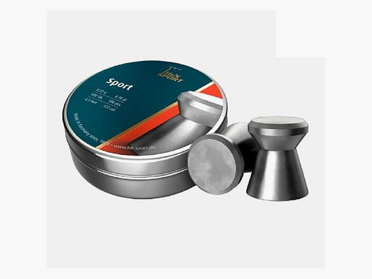 H&N Luftgewehrmunition Sport 500 Diabolo Kal. 4,5 mm  - Versandkostenfrei