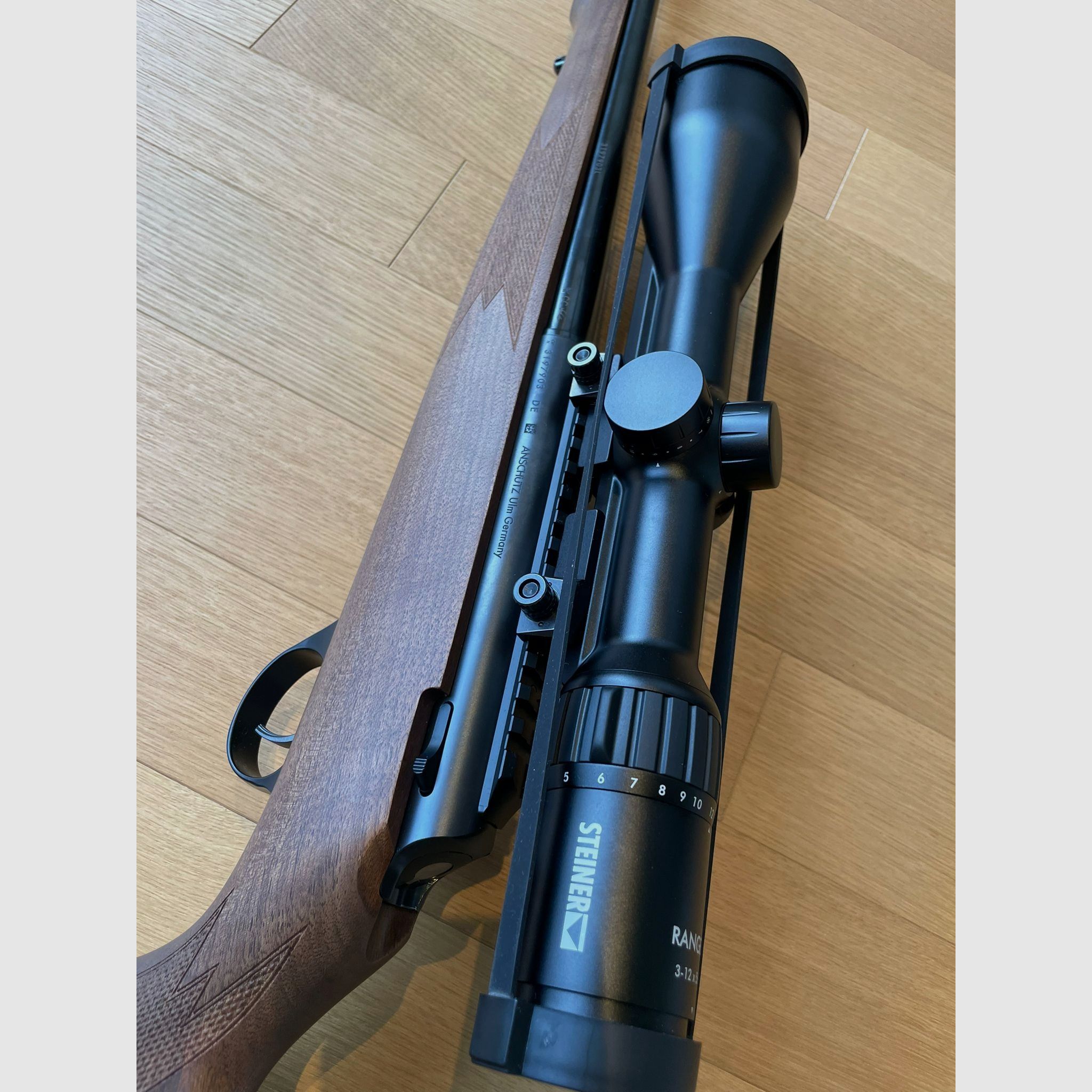 STEINER RANGER 4 mit Schine 3-12x56 wie neu! TOP Fernrohr Zielfernrohr 