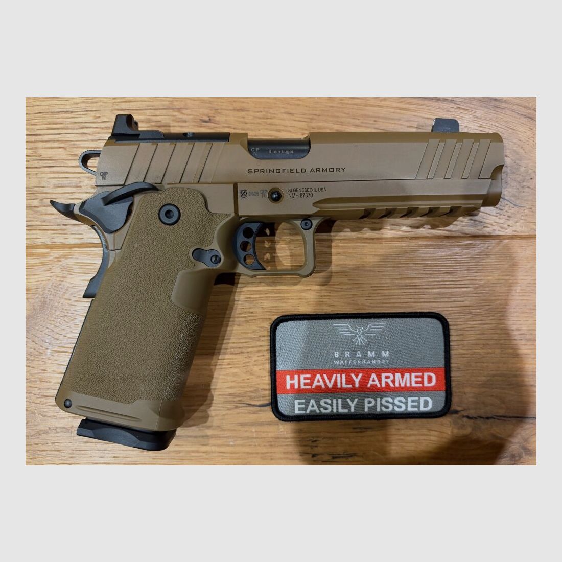 Springfield 1911 DS Prodigy 5" I.Comp AOS Coyote Braun, Bild 2 von 6