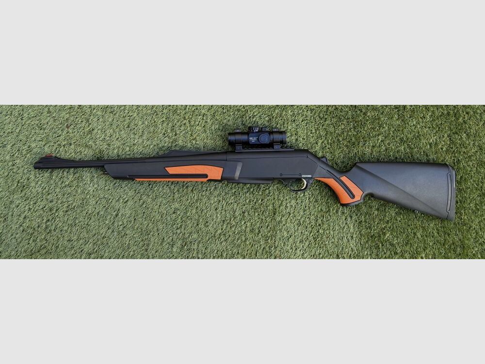Browning Mod. St Comp Tracker with HAKKO Vari-Dot red dot sight .308Win, image 1 of 4