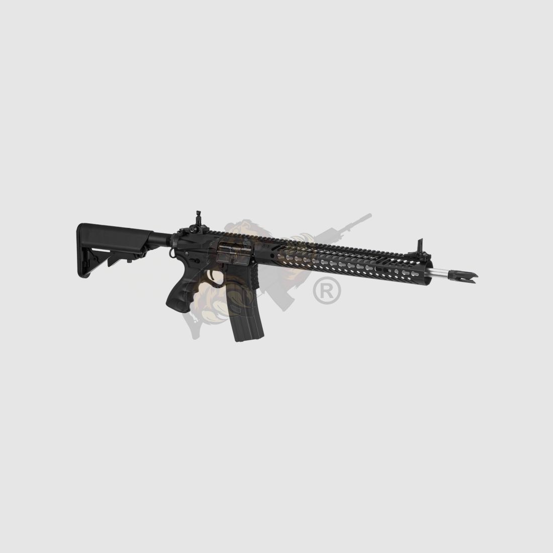 G&G Seekins Precision AR15 SBR8 Schwarz Airsoft S-AEG frei ab 18