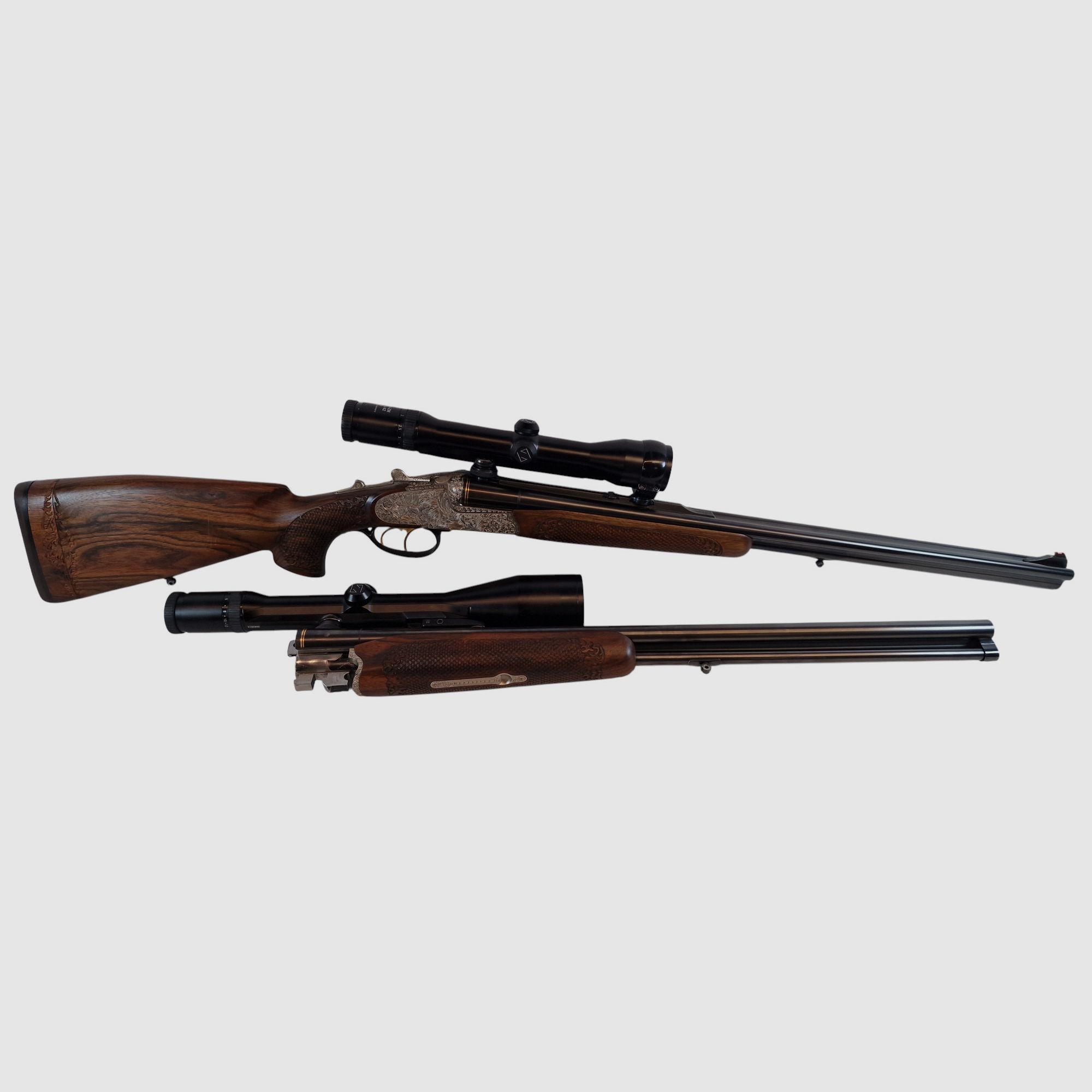 Krieghoff Neptun Primus Classic mit Doppelbüchsdrillings Laufbündel