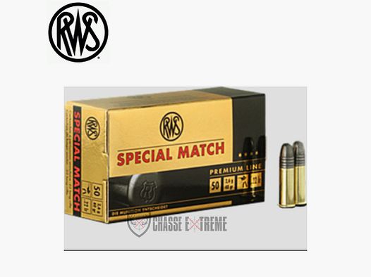 50 cartucce RWS cal. 22 Lr 40gr Special Match