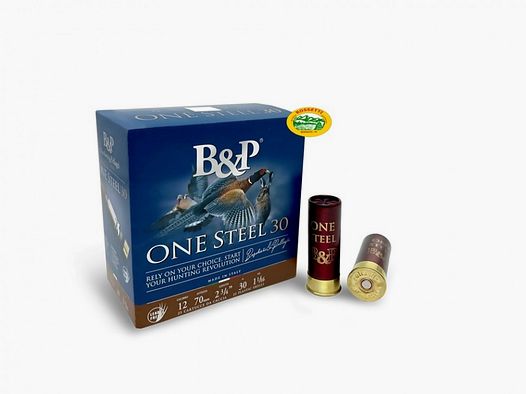 BASCHIERI & P. patronen ONE STEEL 30 kal. 12 gr. 30 p. 8,5 loodvrij