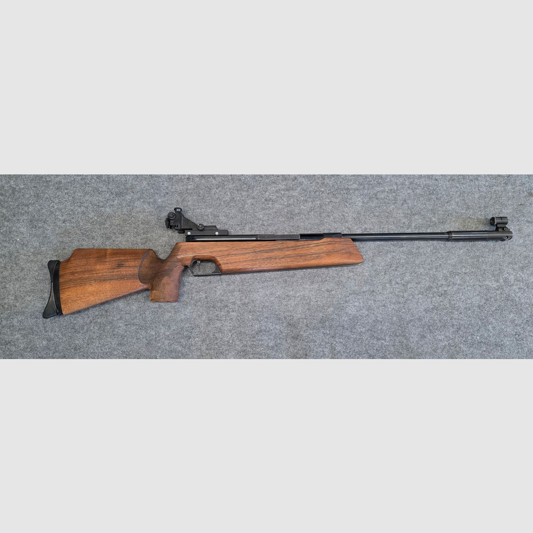 Seitenspanner Feinwerkbau FWB Mod. 300s Luftgewehr Match Gewehr mit Diopter Visier Erhöhung