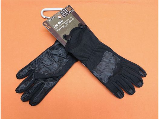 5.11 5.11 Tac-NFO Enhanced Flight Glove (59304) 019 Black/ Tactical glove made of NOMEX and leather size L