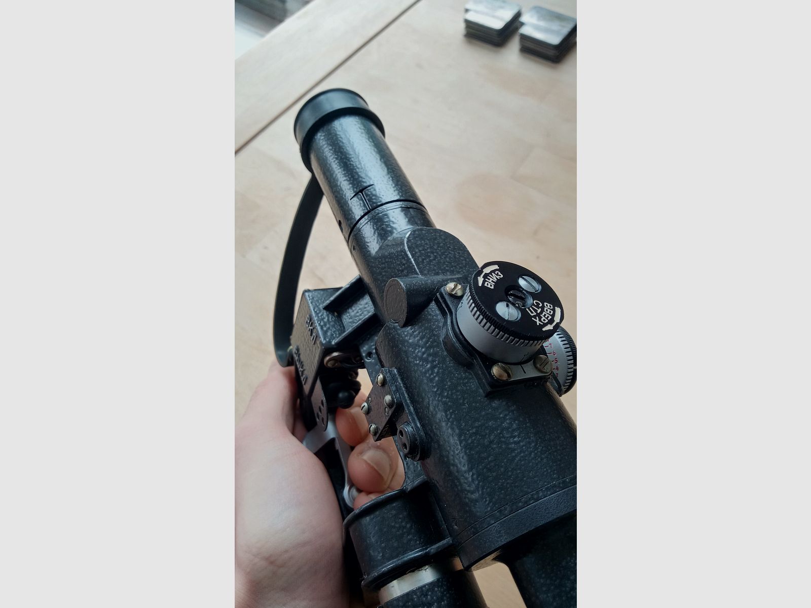 6x24 SVD Zielfernrohr Optik für Dragunov / Hergestellt in Weißrussland / Bedingt Yunker möglich // SVU Tigr PSOP PSO-1M2 PSO-Scope