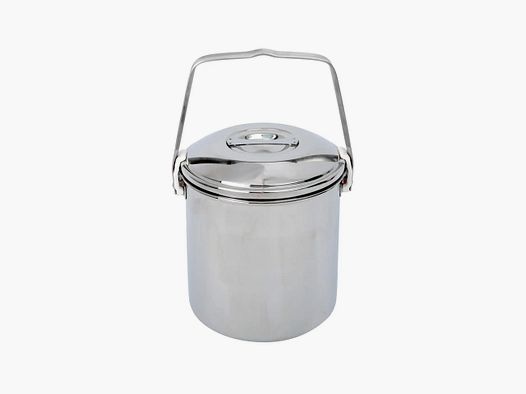BasicNature Pentola in Acciaio Inossidabile Billy Can - 1,4 L