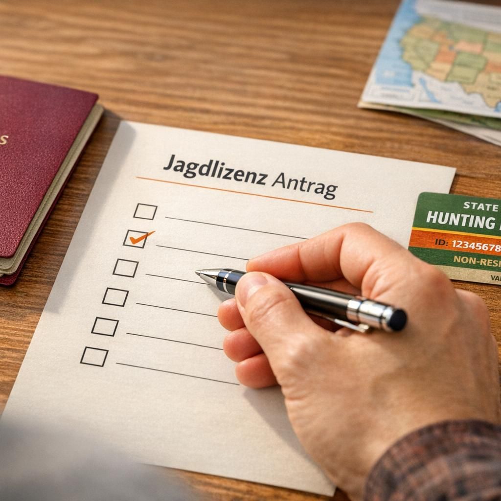 Checkliste: Jagdlizenz für Ausländer in den USA beantragen