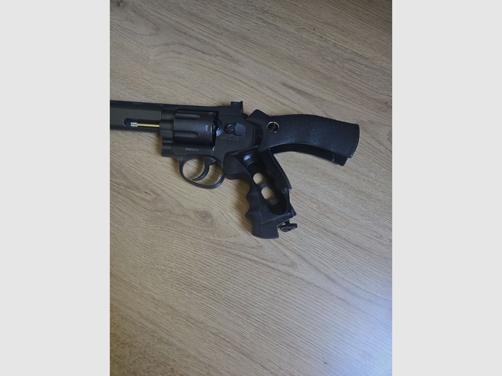 Revolver CO2 ASG Dan Wesson de 8 pulgadas y 4,5 mm
