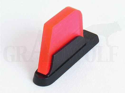 Recknagel Mira de barra con prisma largo e inserto de plástico rojo BH 13 mm