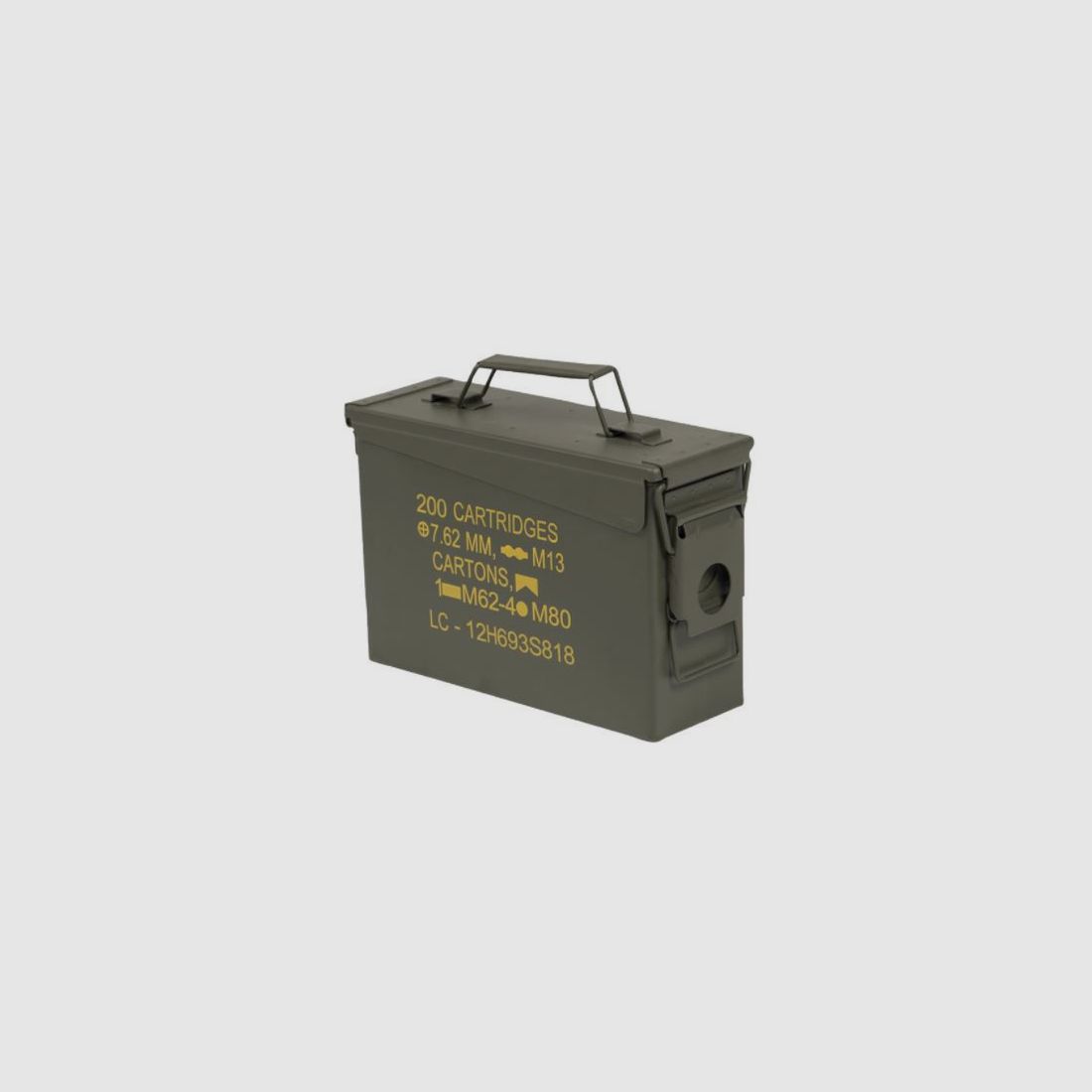 US AMMO STEEL BOX - .30 CAL - OLIV