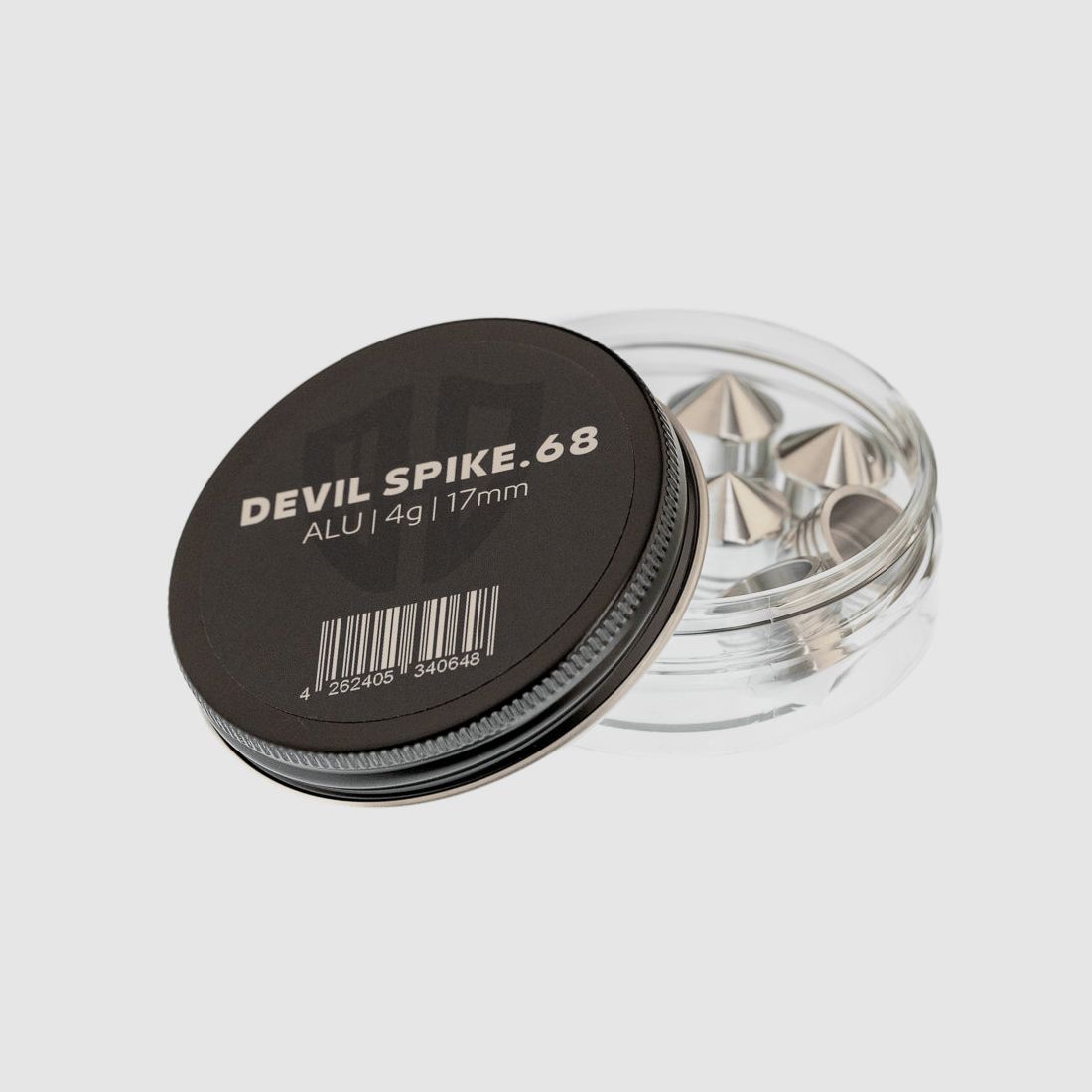 5x DEVIL SPIKE.68 | Aluminium | Cal.68 | 4g | ⌀ 17,3mm - HDR68, FSC | ⌀ 17mm - HDS68 | und AEA Zeus Cal.68