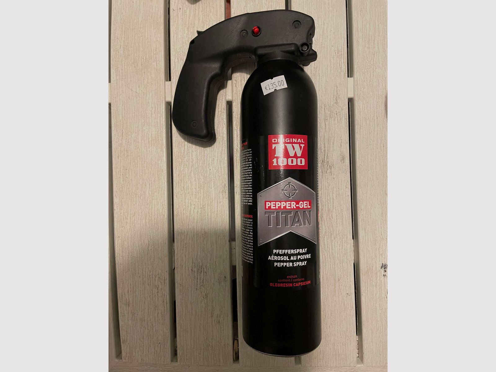 TW 1000 Pepper GEL TITAN Pfefferspray Tierabwehrspray