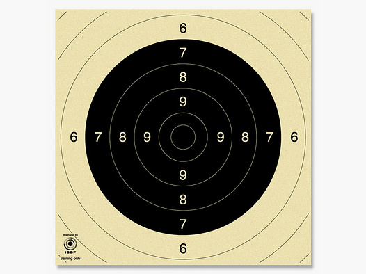 KRÜGER Schießscheiben - 3130 - Spiegel für Pistole 25/50m & Gewehr 100m &amp; BDS Gewehr 100m (Z 5)