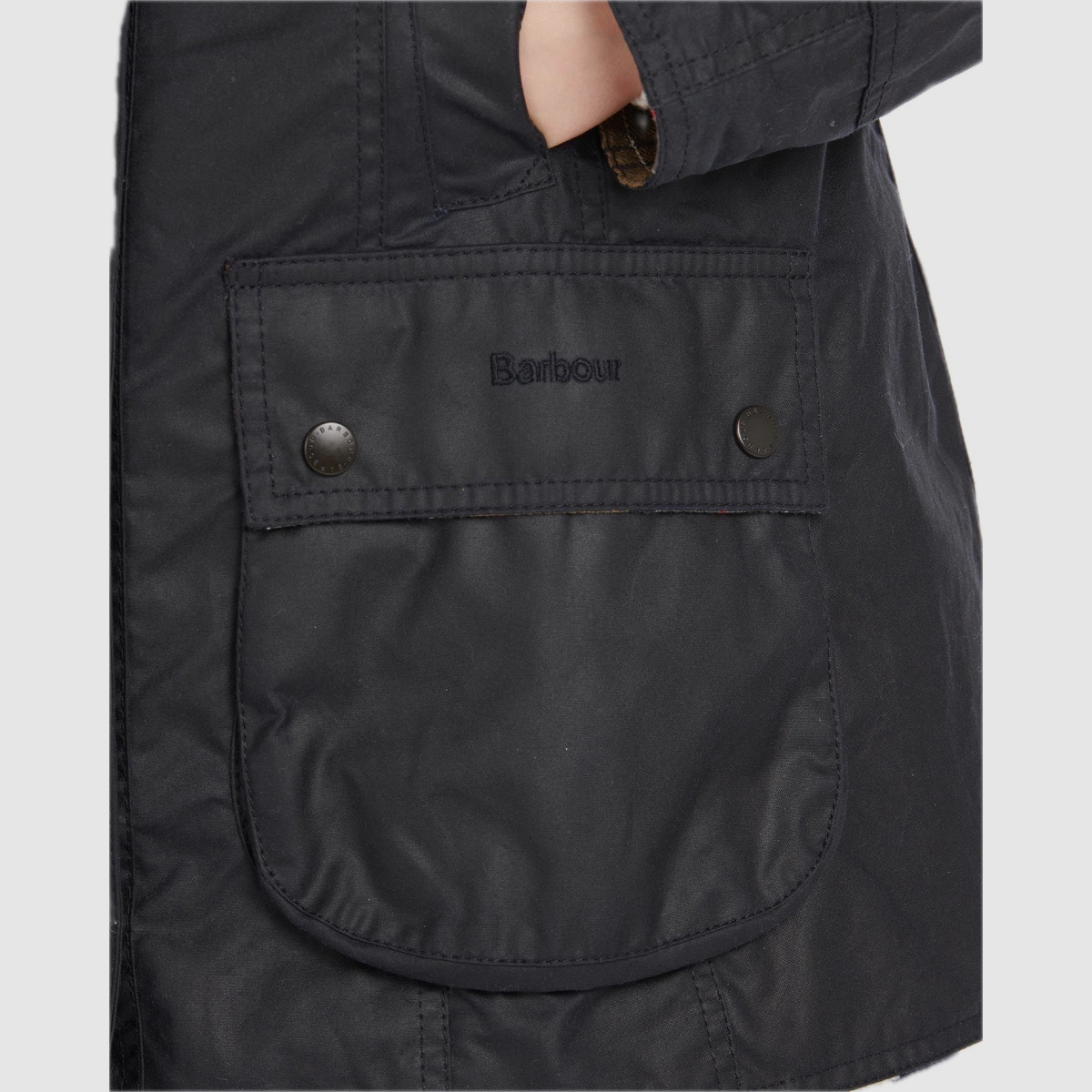 BARBOUR Wachsjacke Beadnell Navy