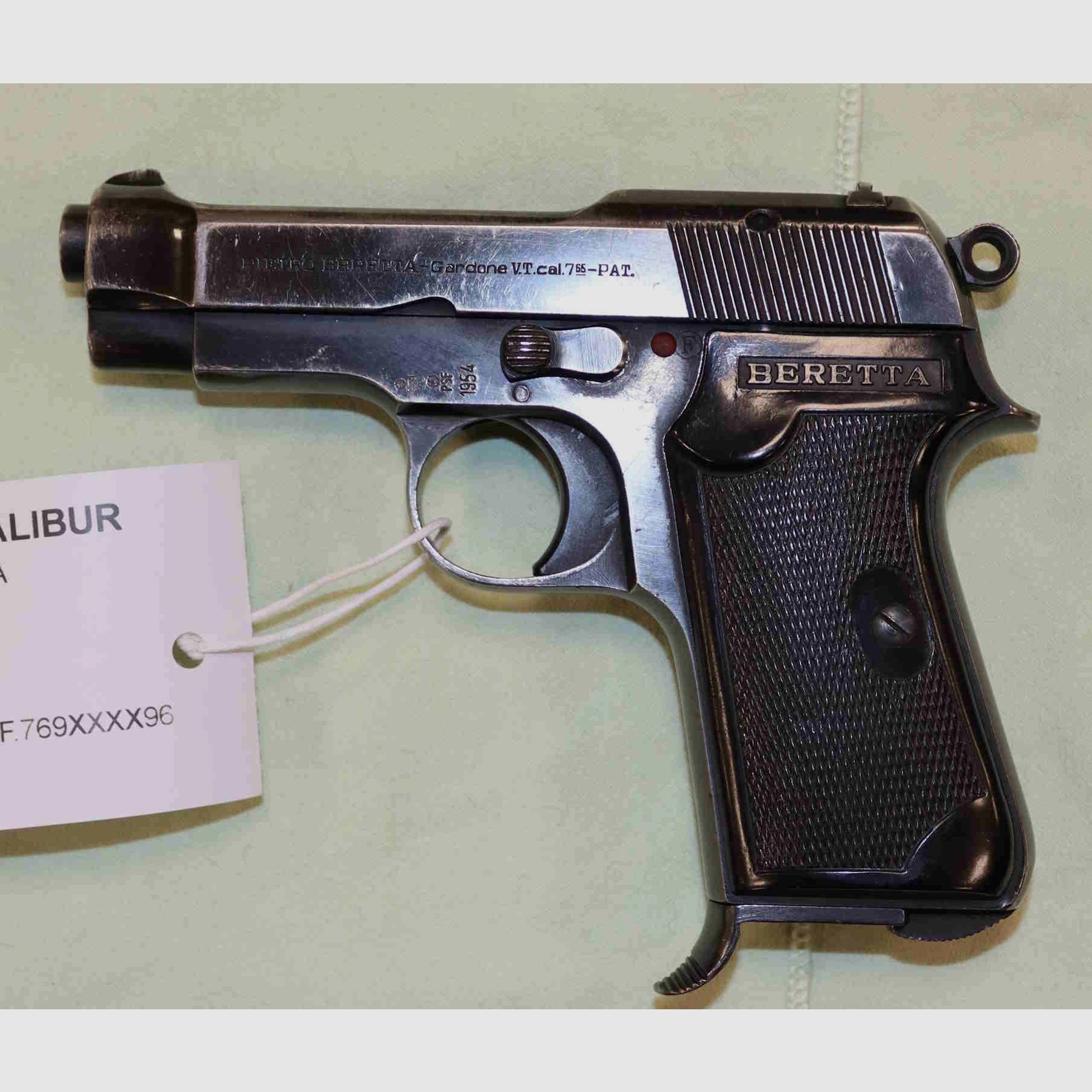 Beretta Model 1935 .32 Caliber Pistol, image 1 of 5