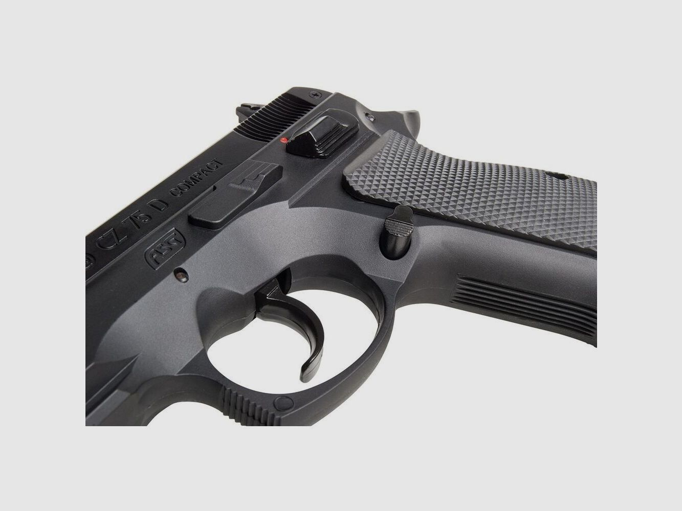 CZ 75D Compact Schwarz 4,5mm BB Druckluft Co2 Non BlowBack, Bild 5 von 8