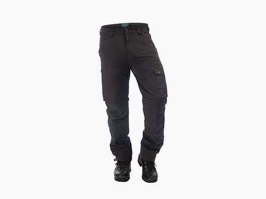 Arrak Outdoor Pantaloni Zip Off Flessibili Uomo Antracite - 50