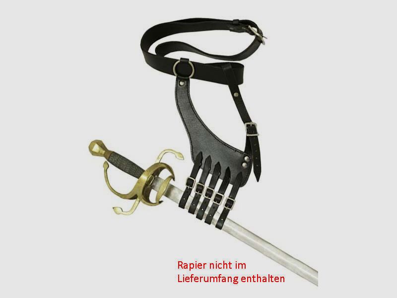 Gürtelhalter für Rapiere und Säbel
