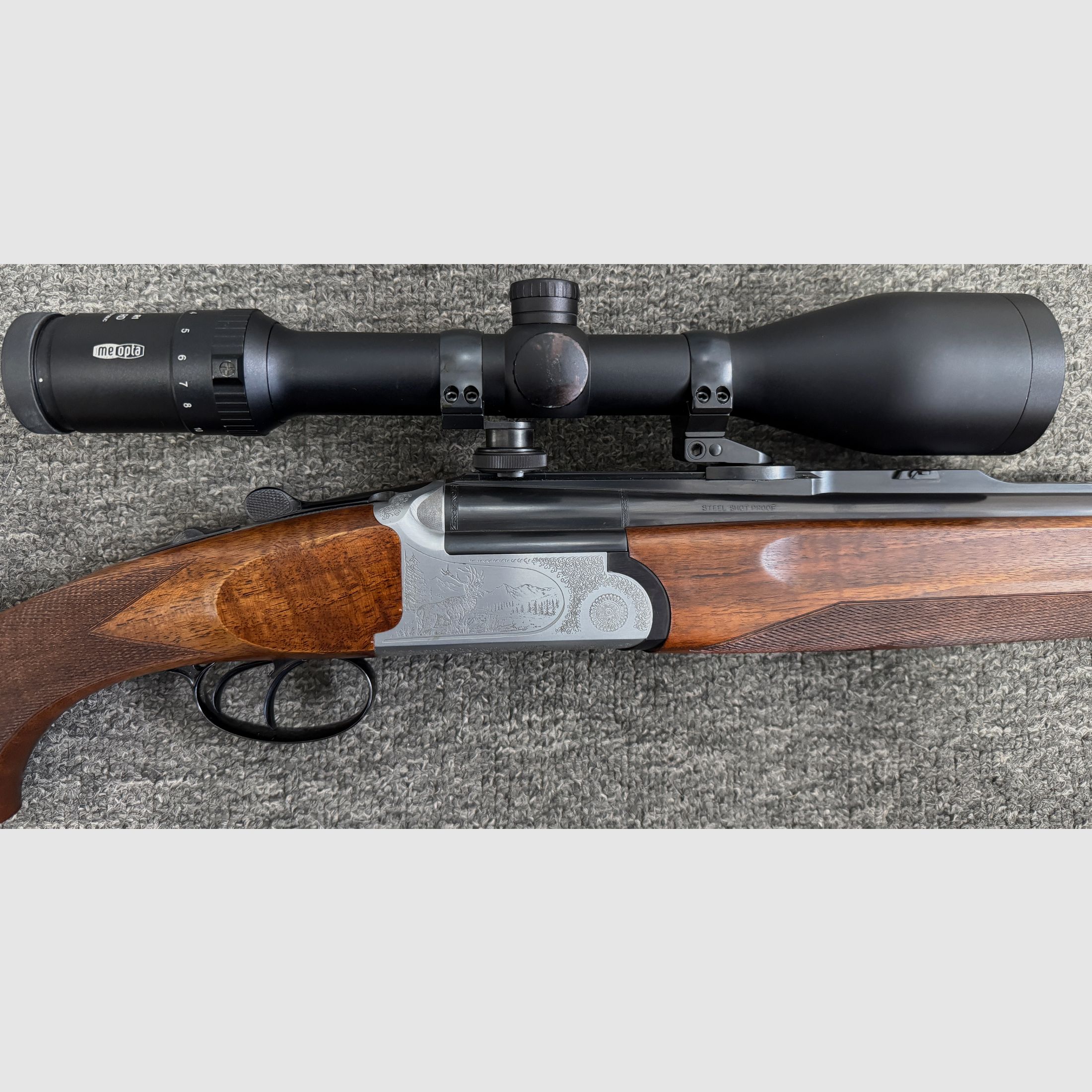 Sabatti BBF .30-06 & 12/76 with Meopta 3-12x56 with red dot sight
