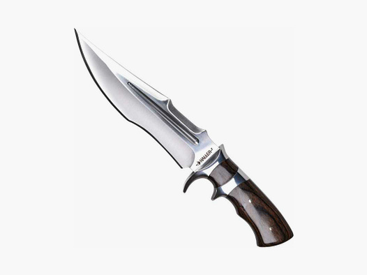 Cuchillo Bowie tradicional Haller con mango de madera de pakkaholz