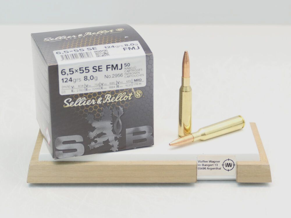 Sellier&Bellot FMJ 124grs. A50