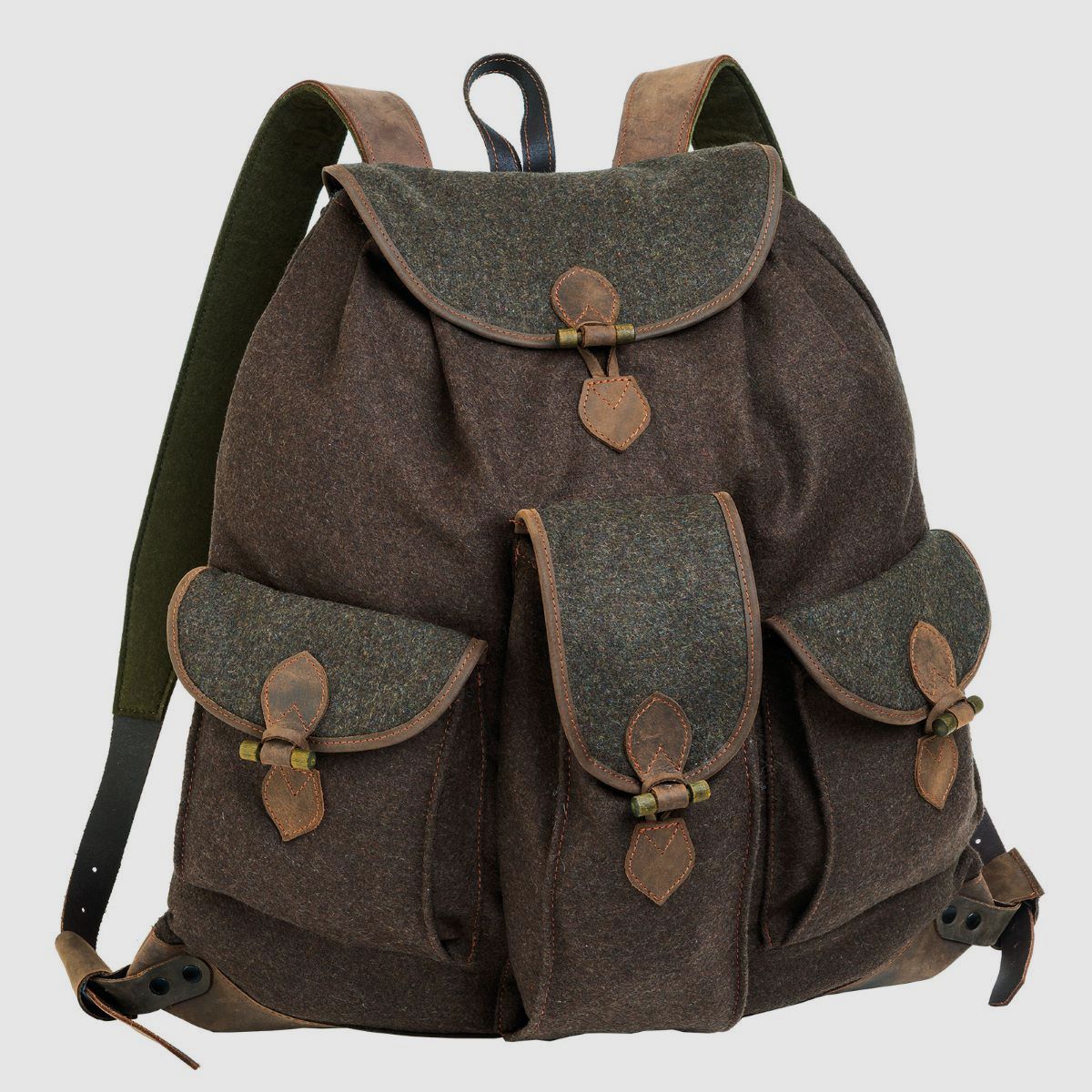 AKAH Loden Backpack brown/green