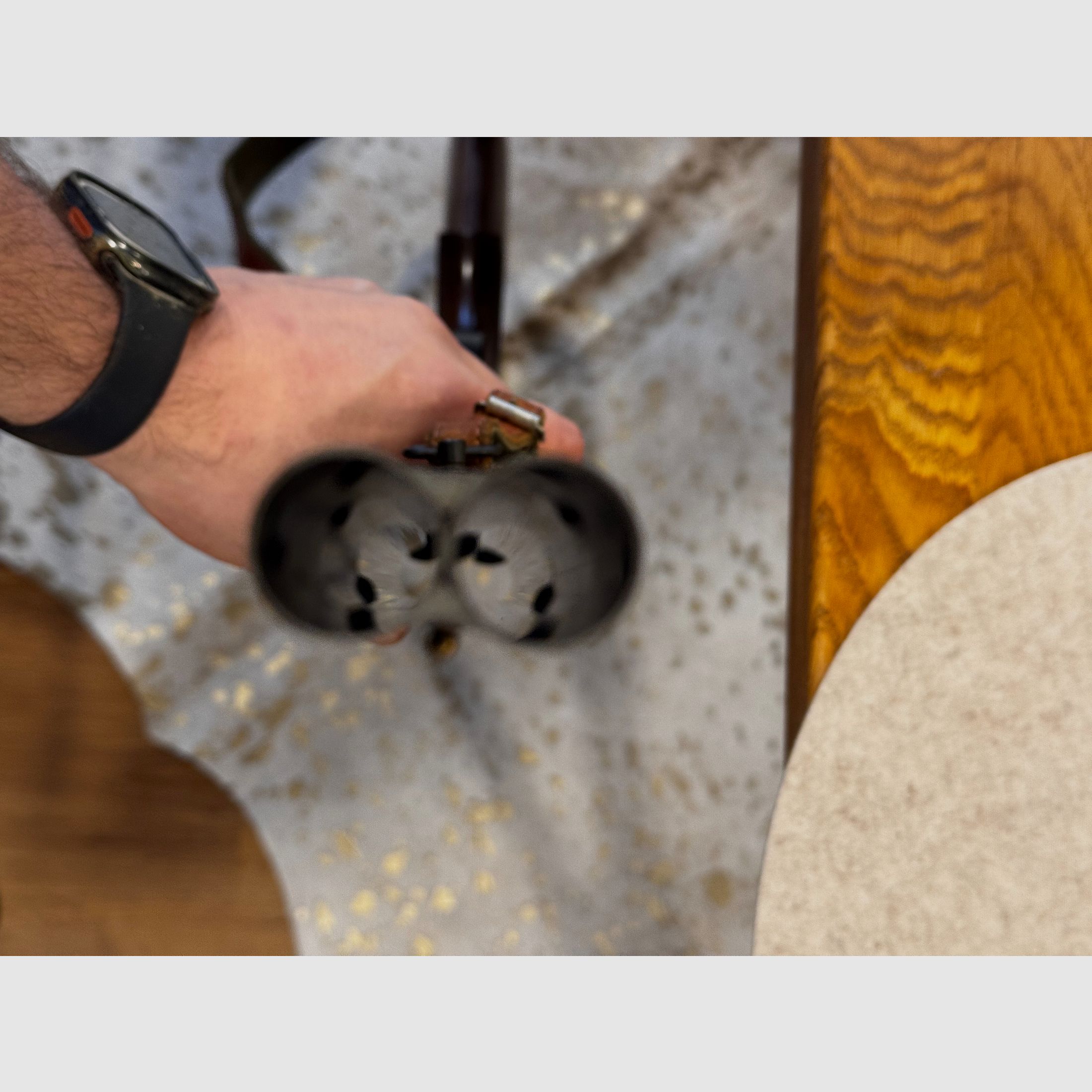 kurze Kutscherflinte, Doppelflinte Mercury Light im Kaliber 12/70