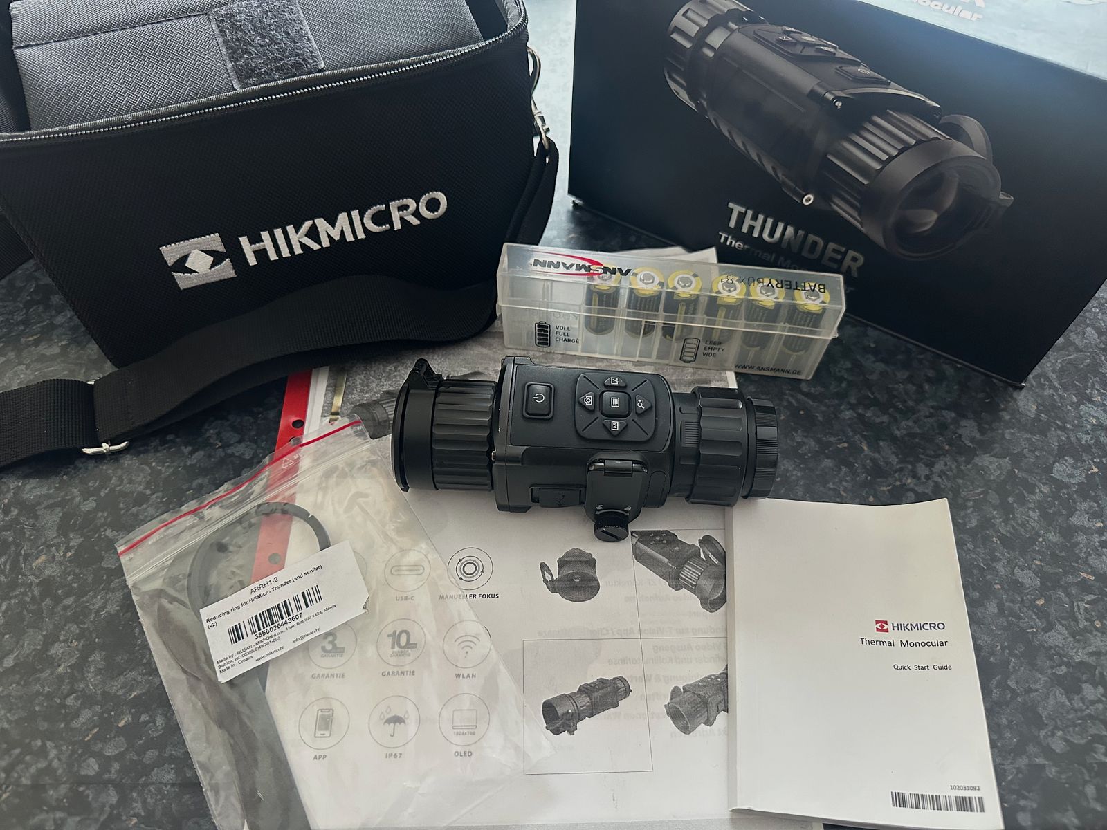 Hicmicro TE19 C thermal imaging attachment