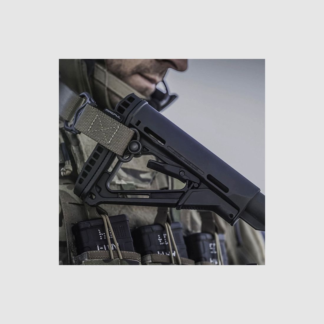 MAGPUL CTR COLLAPSIBLE MIL-SPEC CARBINE STOCK FOR AR-15 BLK, imagen 5 de 5